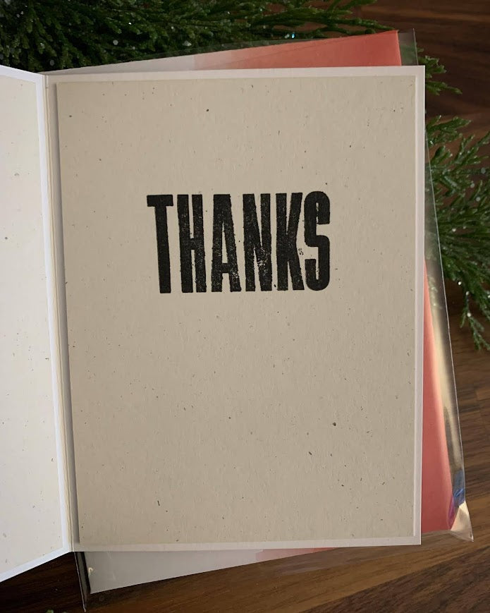 Funky Font Shaker Card (Thank You)