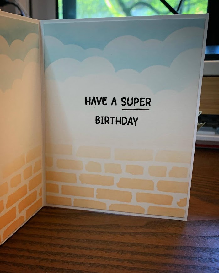 Interactive Super Mario Sliding Card (Birthday)