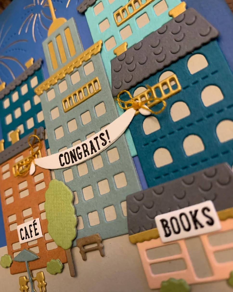 Downtown City Celebration Card (Congrats / New Apartment / Celebration)