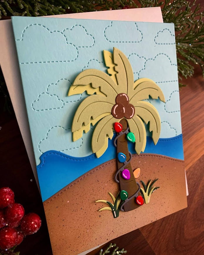 Mele Kalikimaka Tropical Christmas Card