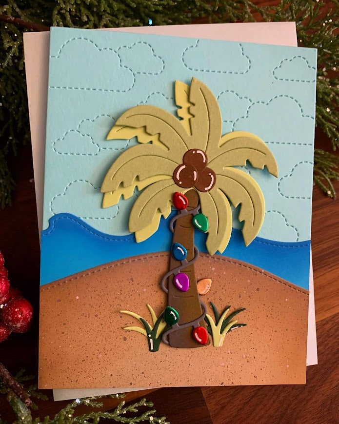 Mele Kalikimaka Tropical Christmas Card