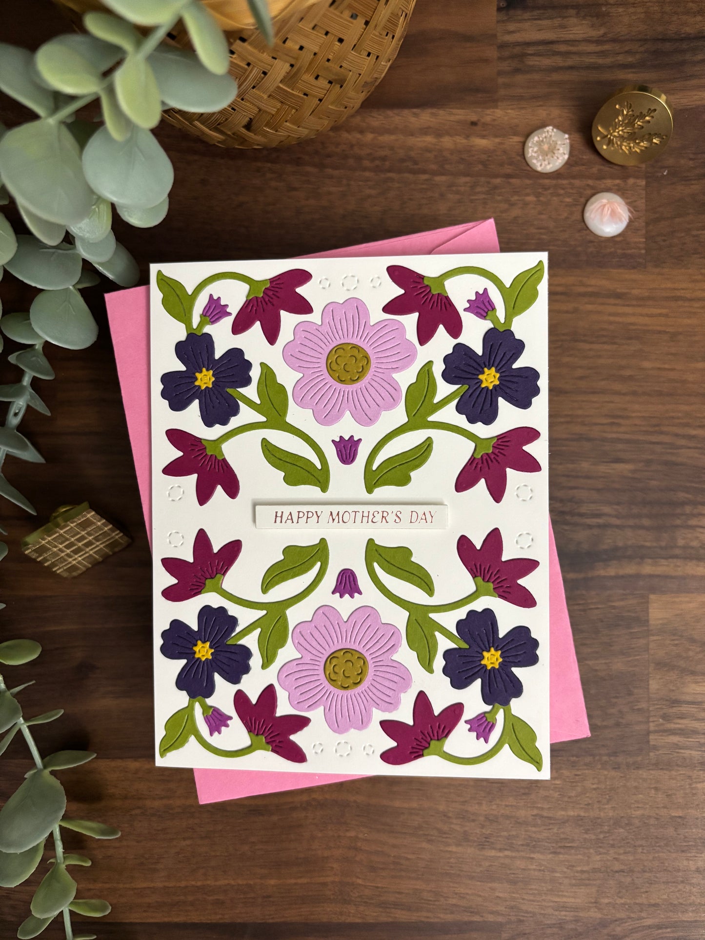 Folk Flowers Pattern (Mother's Day)