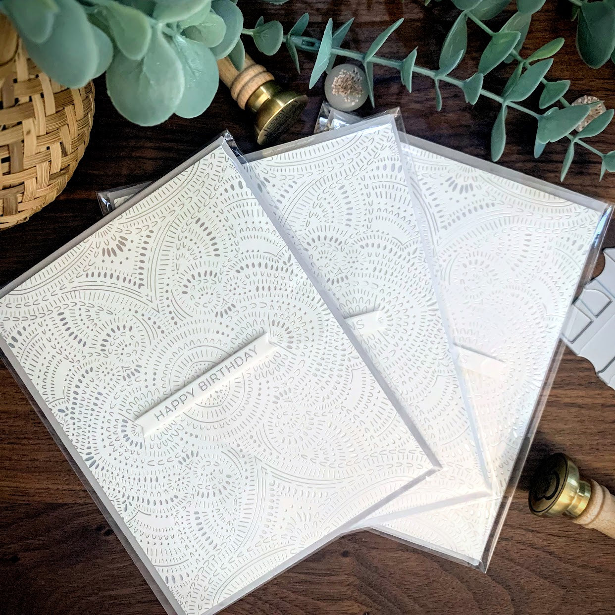 NEW Art Deco Silver Foil (Congrats)