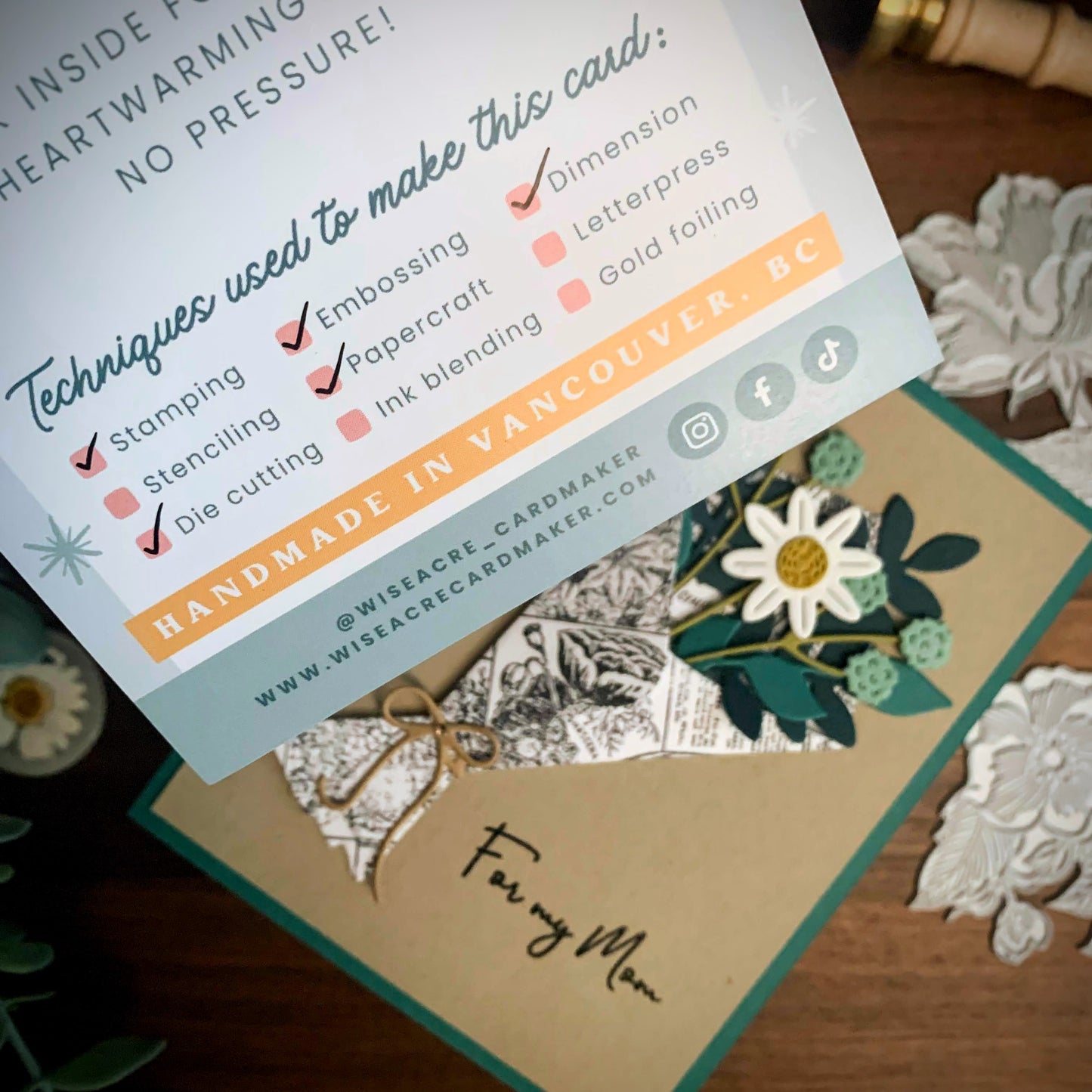 Flower Bouquet (Mother's Day / Mom Card)