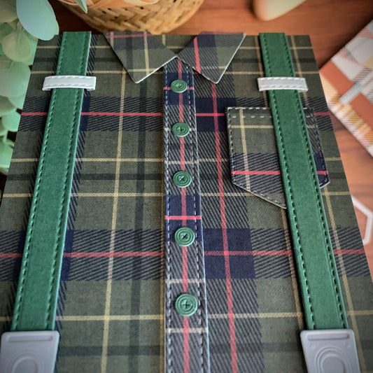 Plaid Shirt Card - Dark Green (All-Occasion)