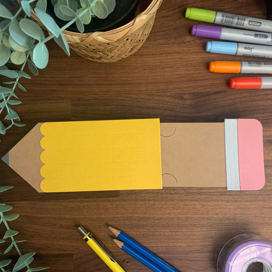 Pencil Gift Card Holder (Teacher Thank You)