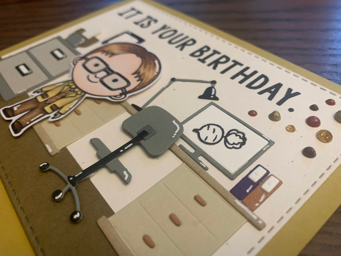 "The Office" Theme Birthday Card (Premium)