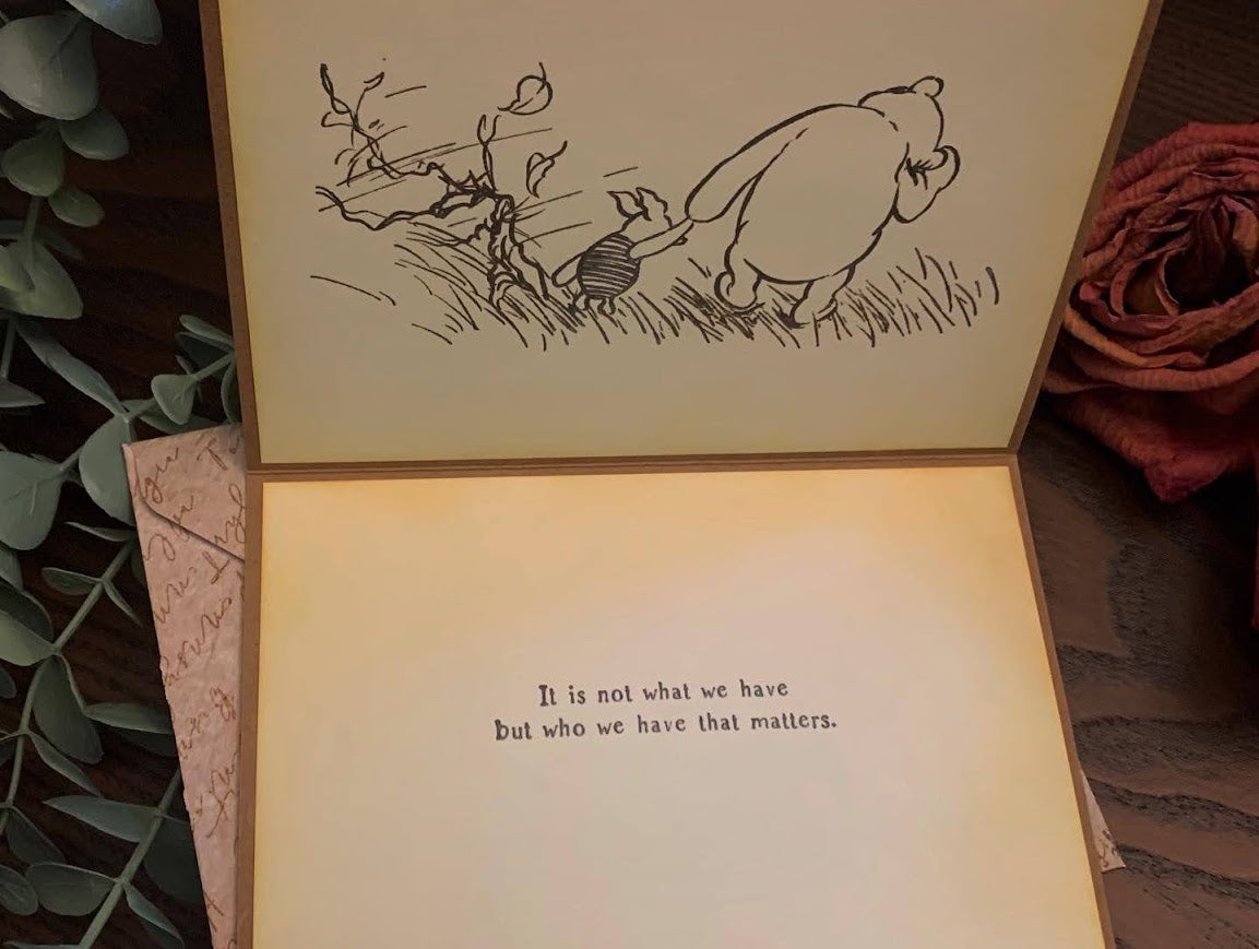 Winnie The Pooh Theme Card (Birthday / All-Occasion)