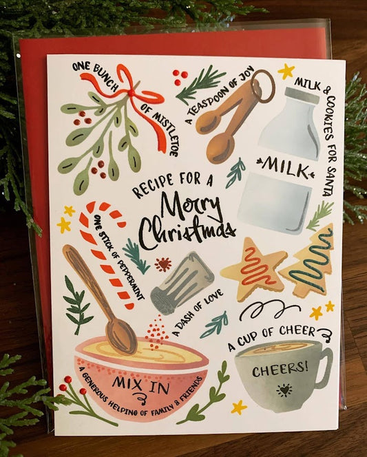 "The Recipe for Christmas" Card