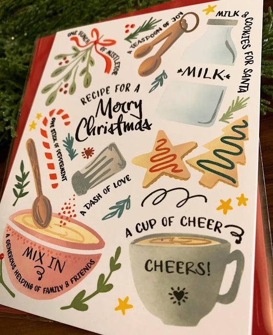 "The Recipe for Christmas" Card