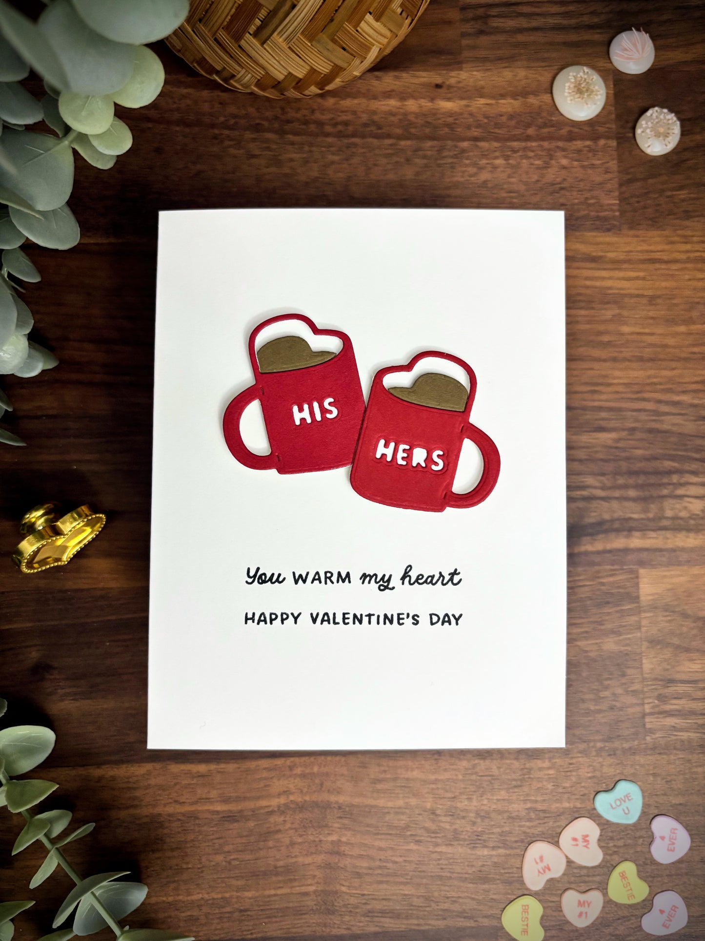 Heart Mugs (Valentine's Day Card)