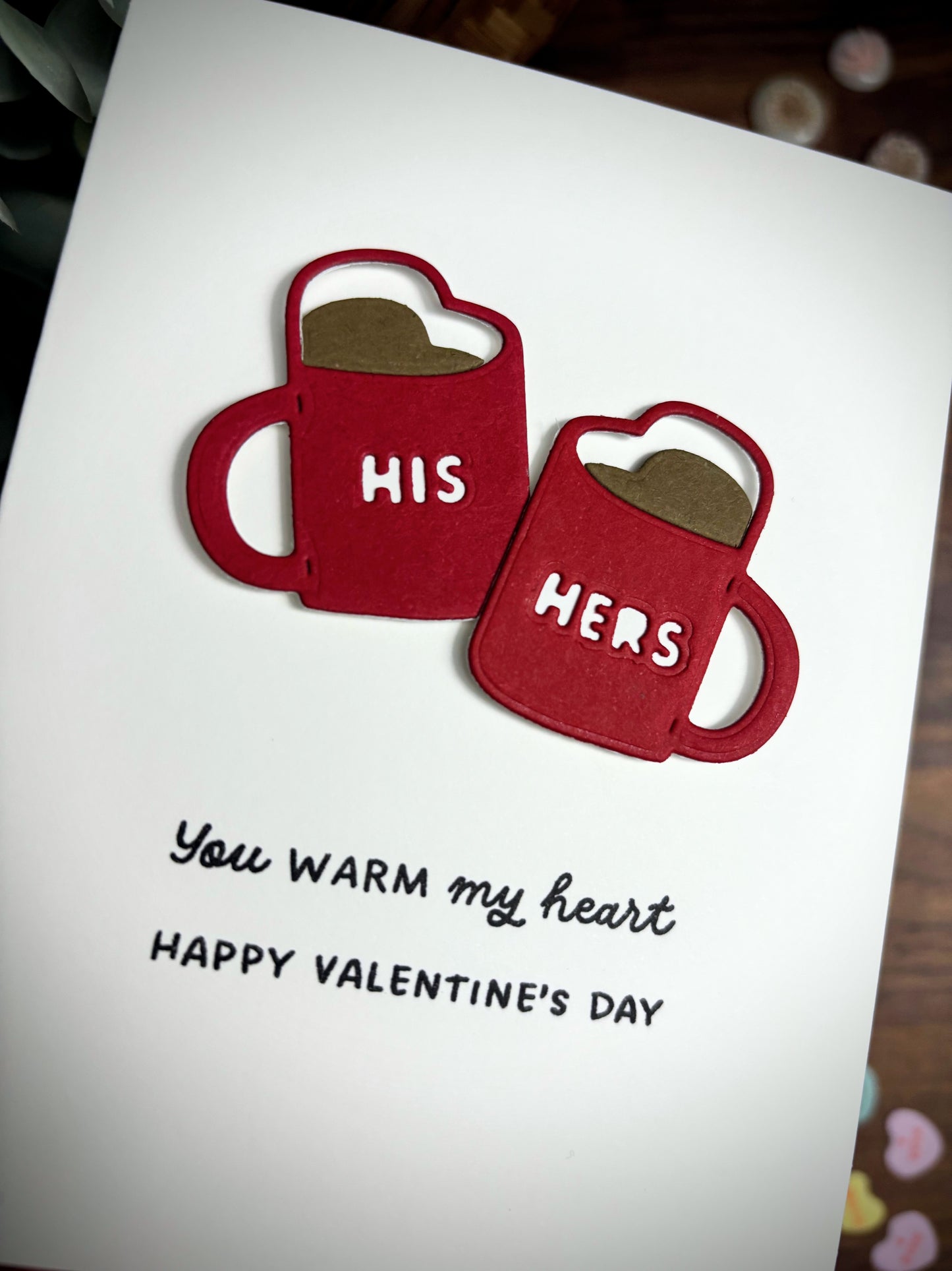 Heart Mugs (Valentine's Day Card)