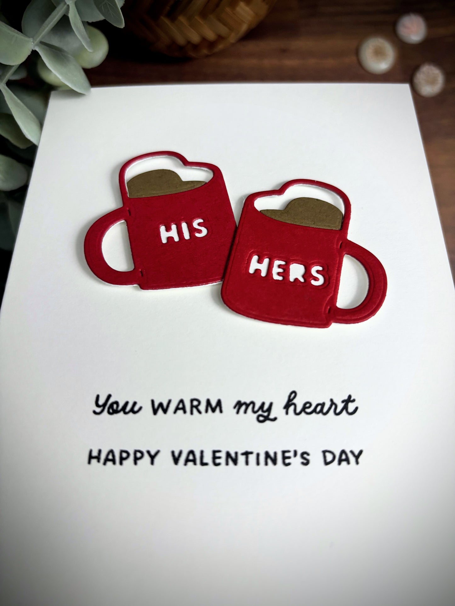 Heart Mugs (Valentine's Day Card)