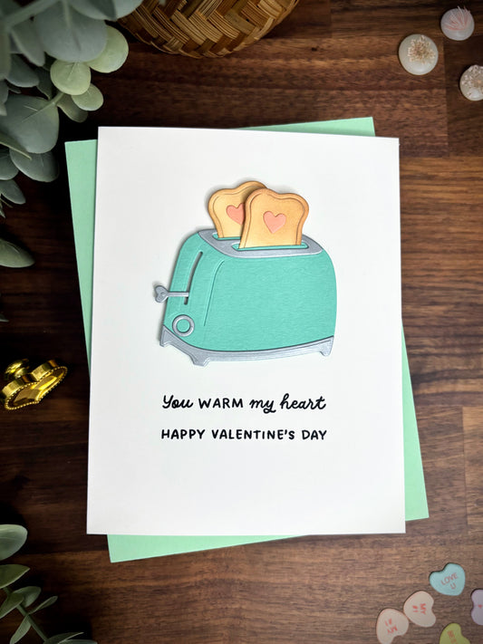 Cute Toaster (Valentine's Day Card)