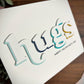 Hugs Typography (Valentine's Day Card)