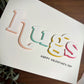 Hugs Typography (Valentine's Day Card)