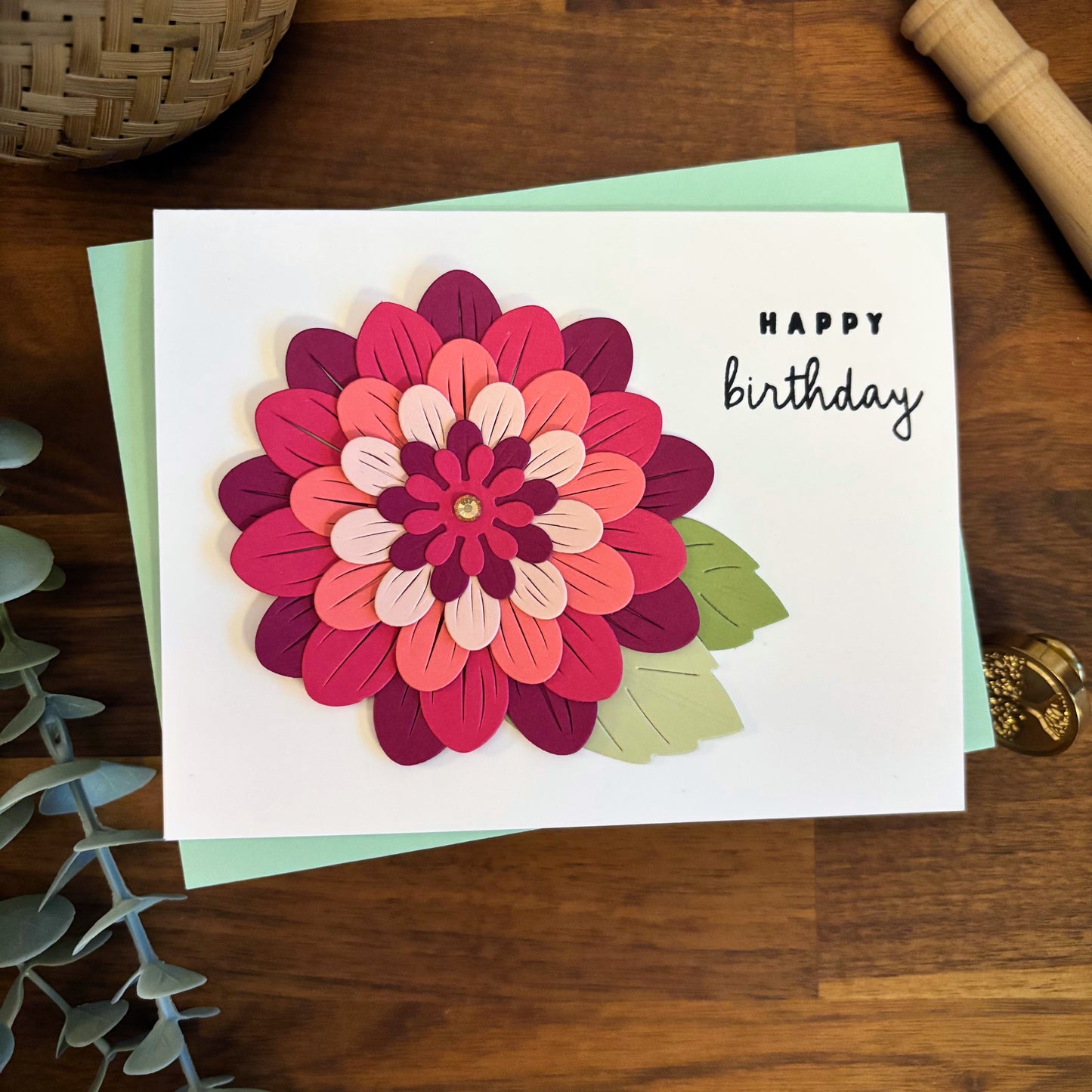 Layered Petals (Birthday Card)