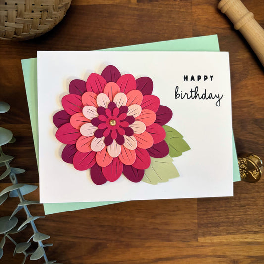 Layered Petals (Birthday Card)