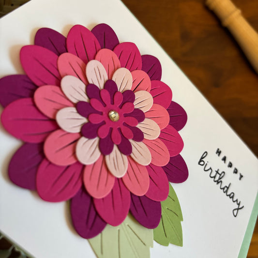 Layered Petals (Birthday Card)