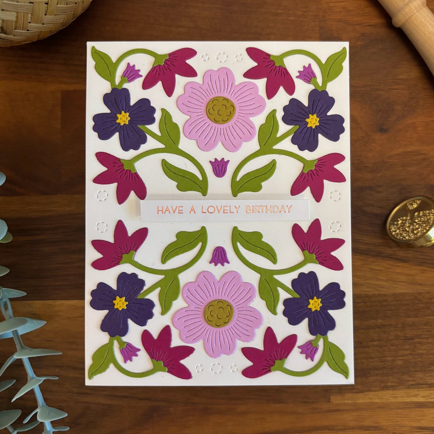 Folk Flowers Pattern (Various Occasions)