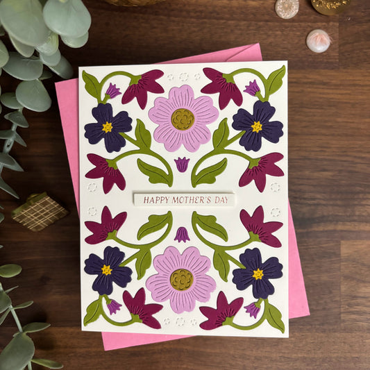 Folk Flowers Pattern (Mother's Day)