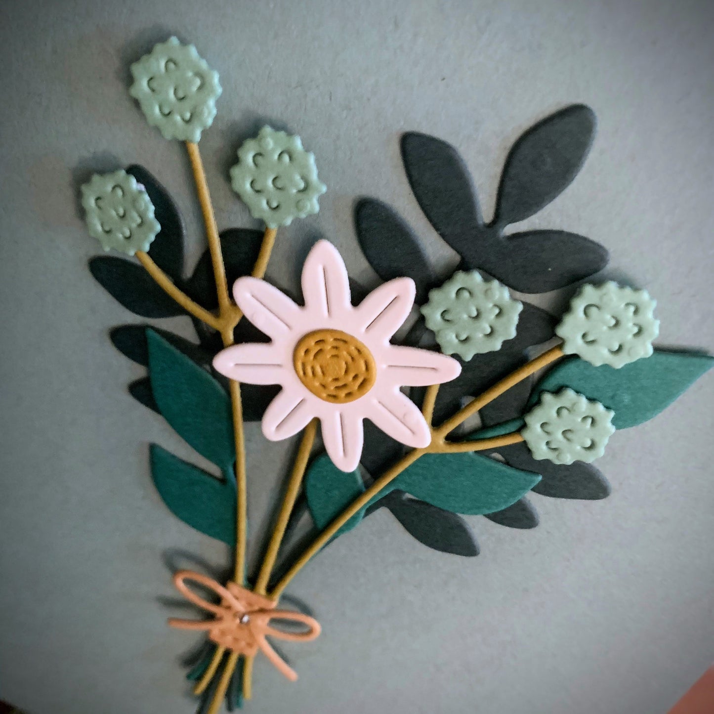 Simple Sage Bouquet Card (Wedding / All-Occasion)