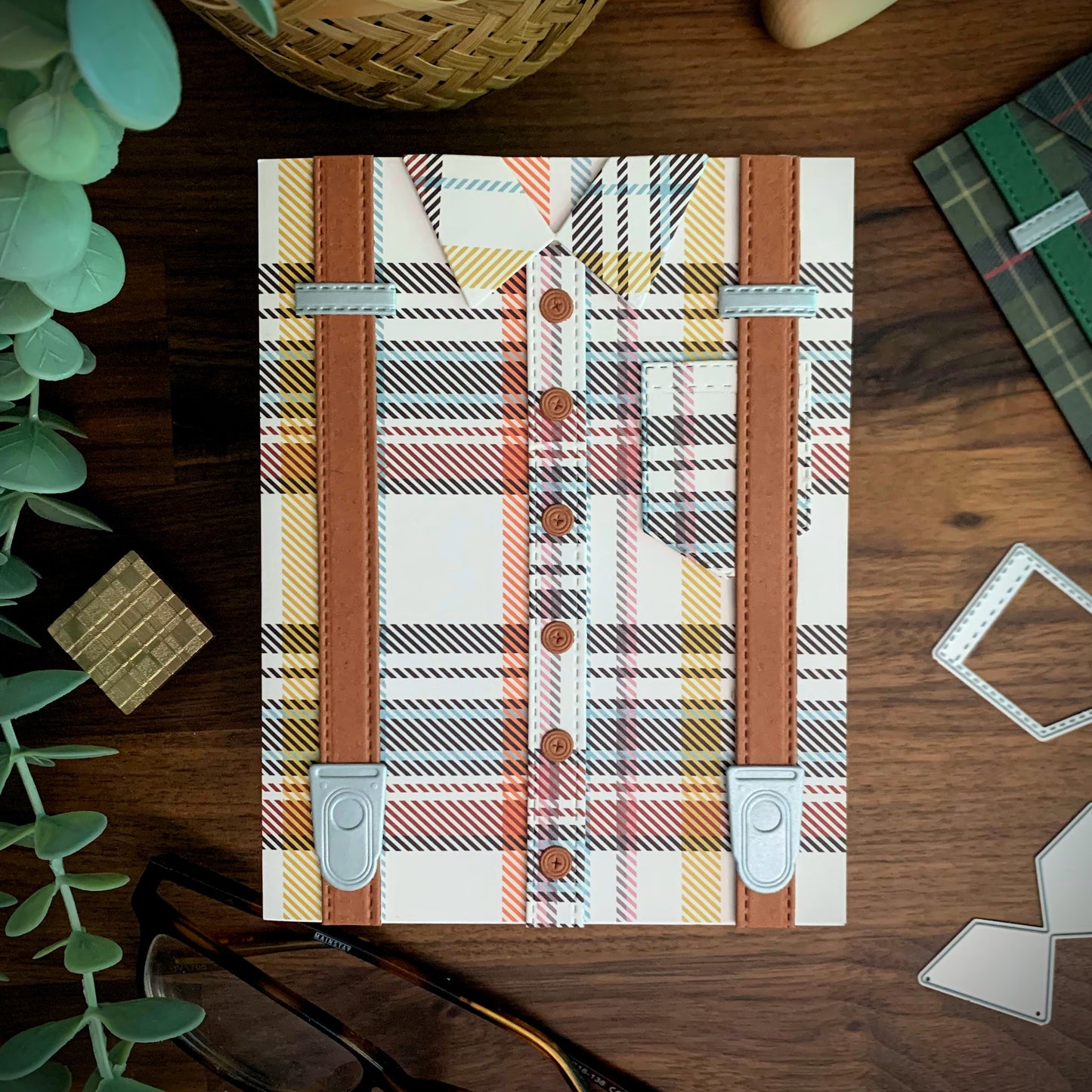 Plaid Shirt Card - Warm Plaid (All-Occasion)