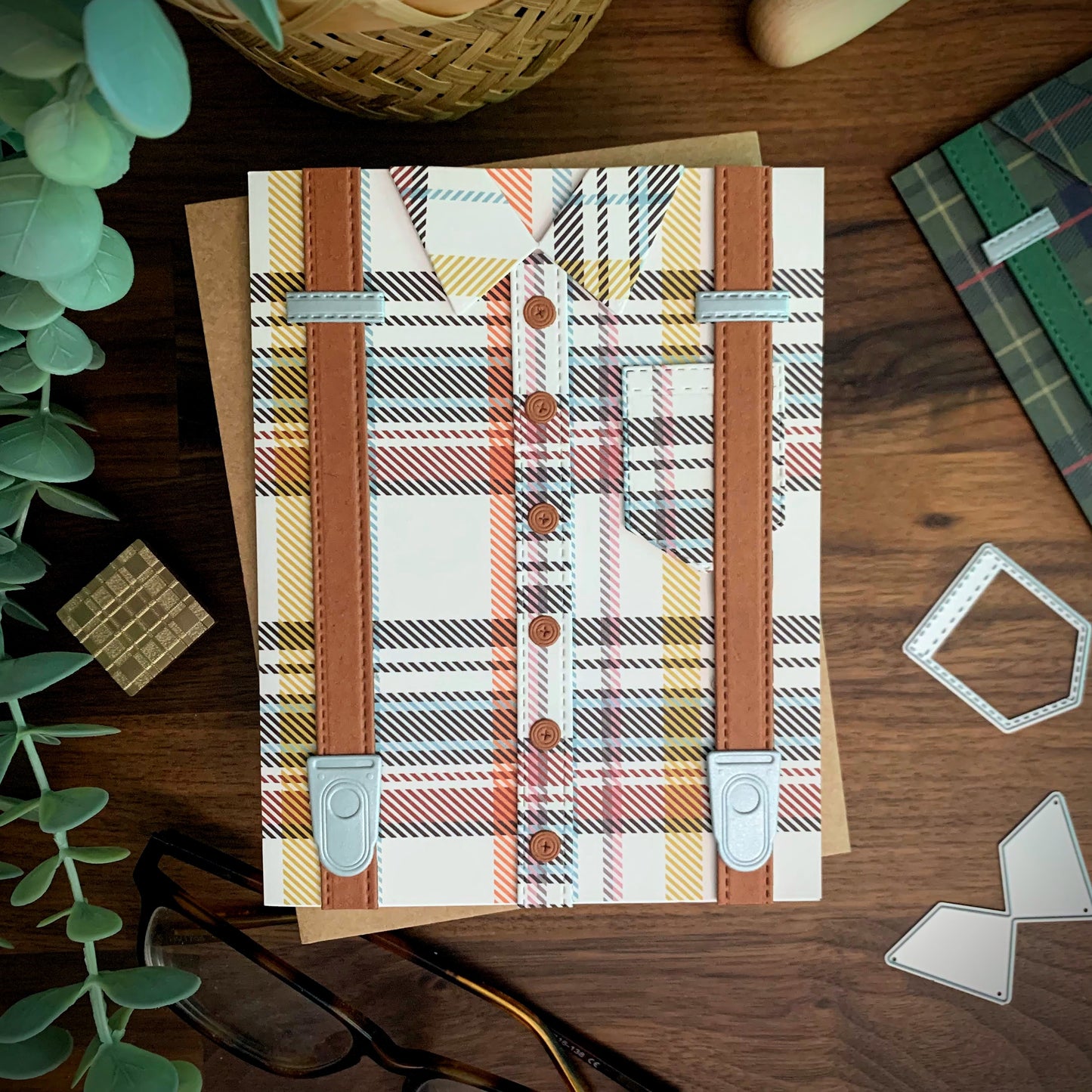 Plaid Shirt Card - Warm Plaid (All-Occasion)