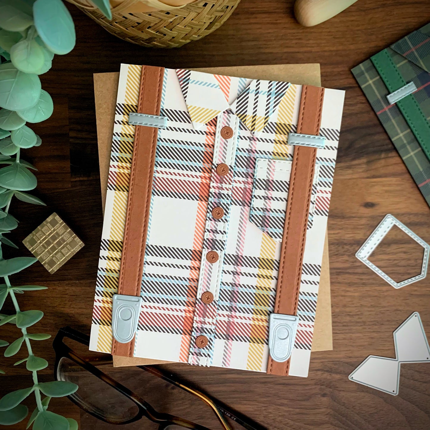 Plaid Shirt Card - Warm Plaid (All-Occasion)