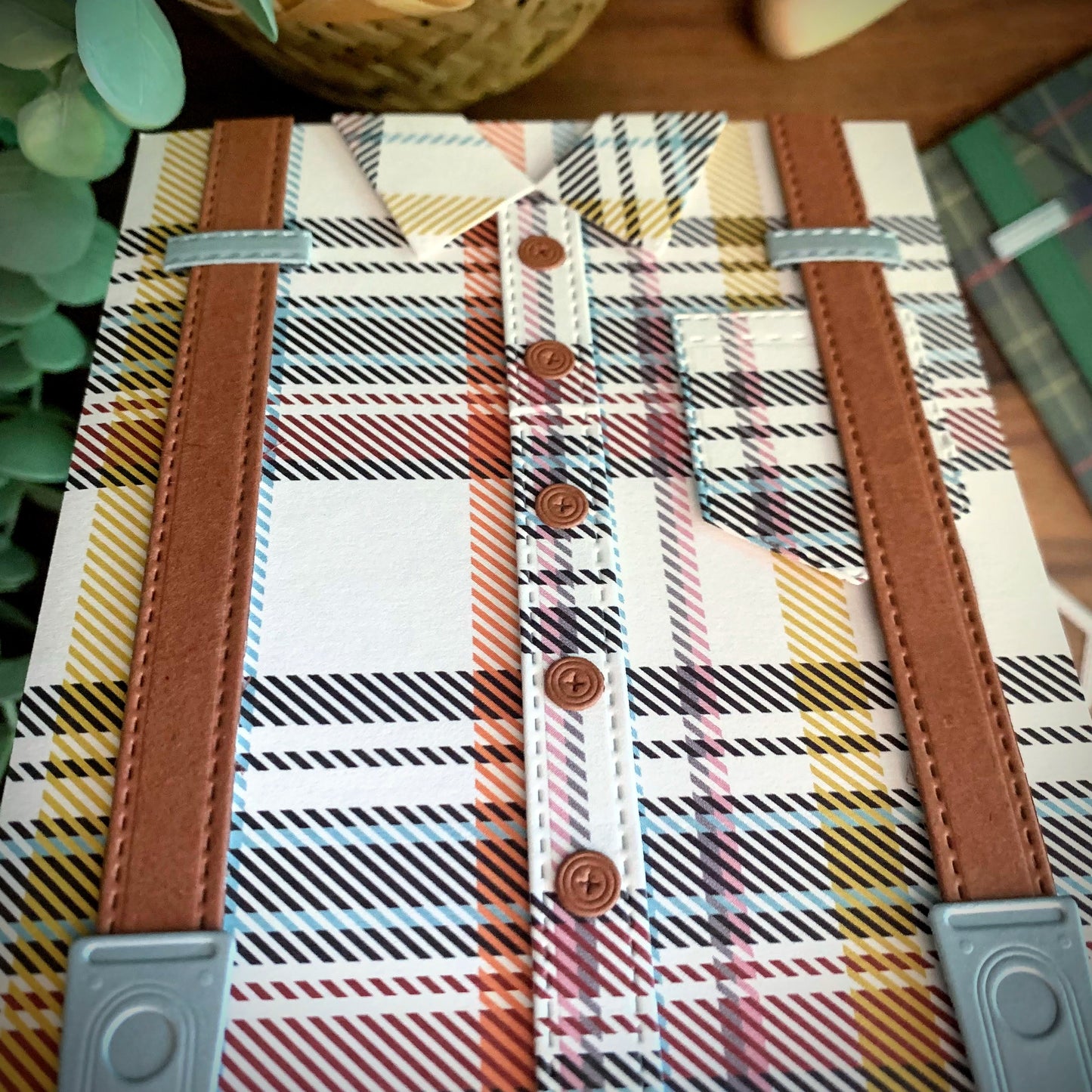 Plaid Shirt Card - Warm Plaid (All-Occasion)