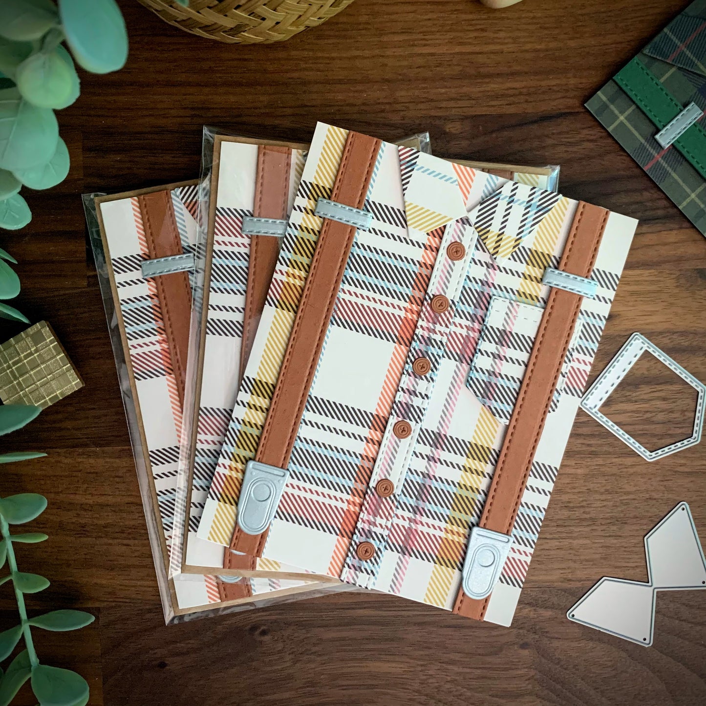 Plaid Shirt Card - Warm Plaid (All-Occasion)