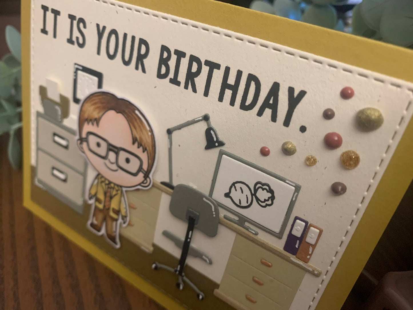 "The Office" Theme Birthday Card