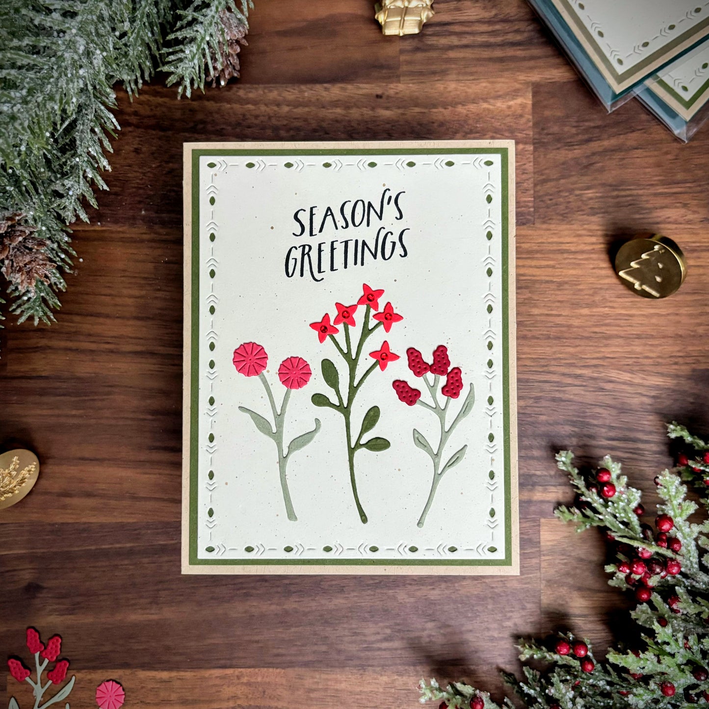 Wildflower Christmas Card