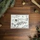 Card Colouring Kit - Winnie the Pooh Vintage Christmas