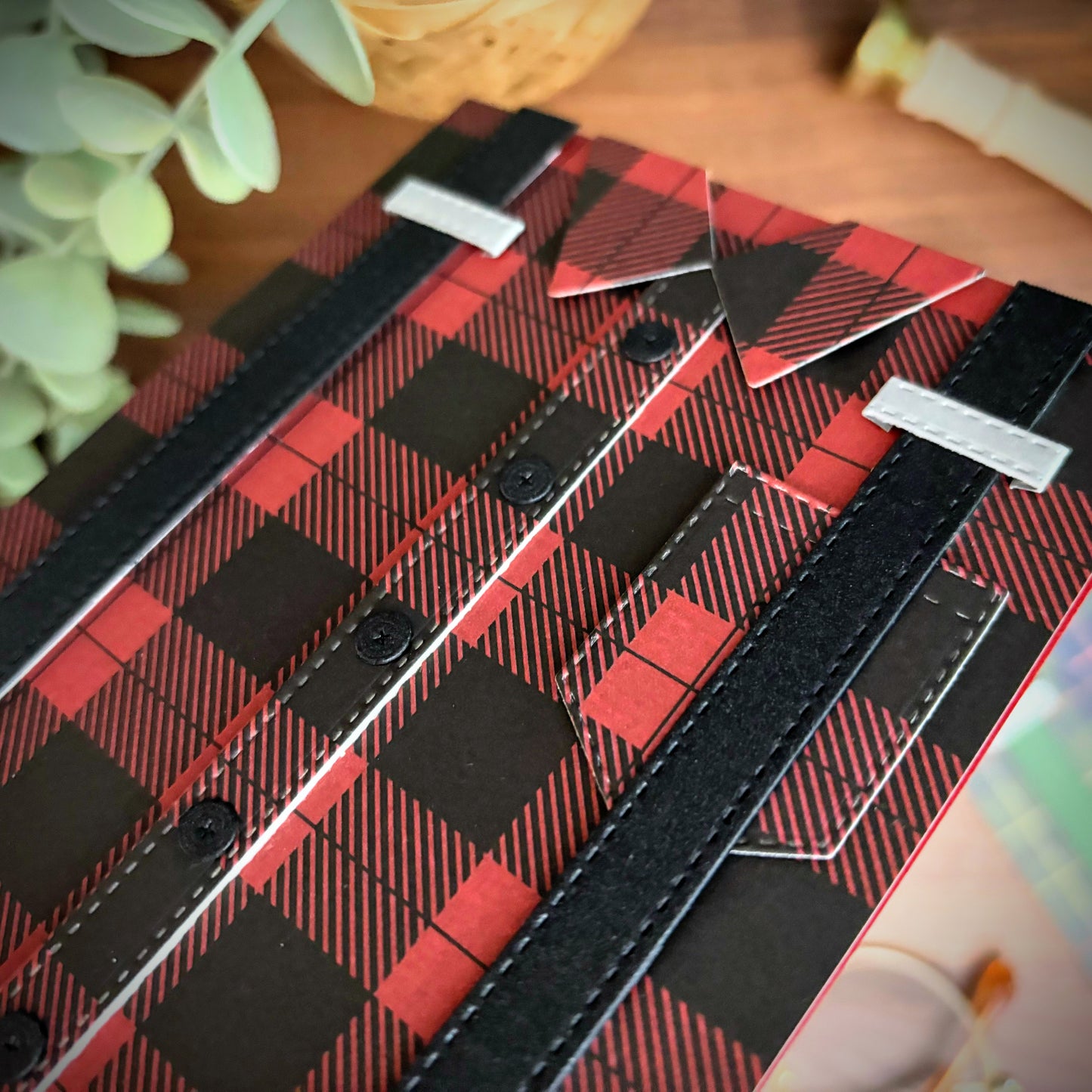 Plaid Shirt Card - Lumberjack Red (All-Occasion)