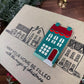 Christmas House Card (Green)