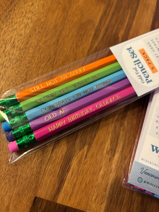 Pencil Pack - Snarky Birthday