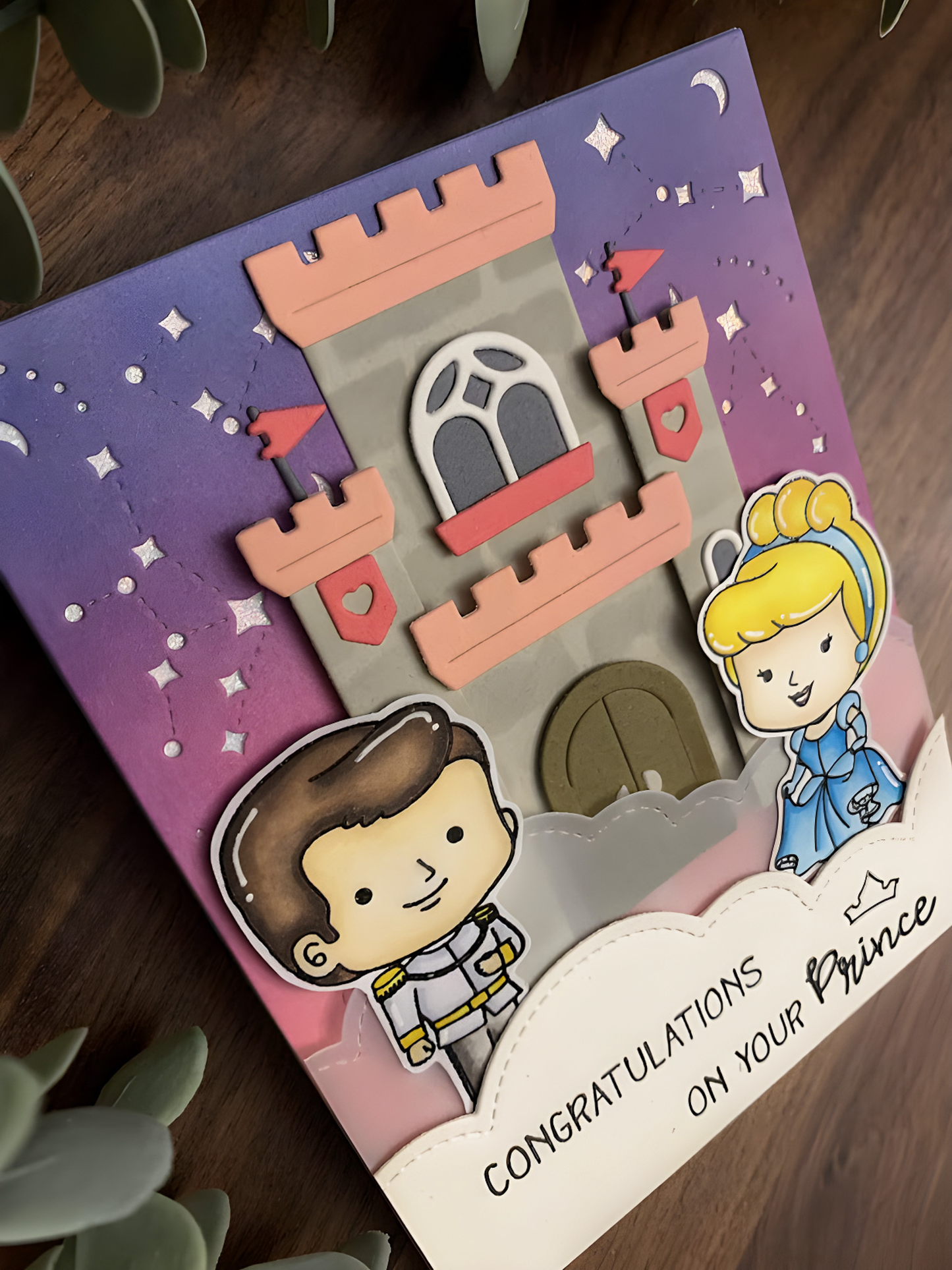 Princess and Prince Card (Wedding / Engagement)